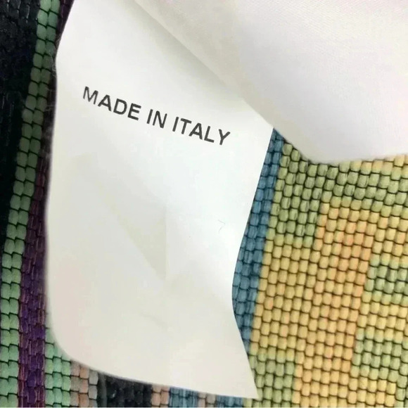 MSGM Women’s Cross Zip Sleeveless Multicolor Vest Size 38 Made in Italy - Picture 10 of 16